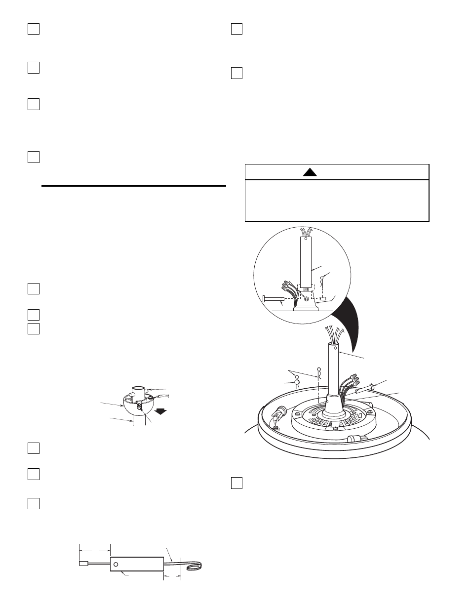 Warning | Emerson CF2500HTW01 User Manual | Page 8 / 16