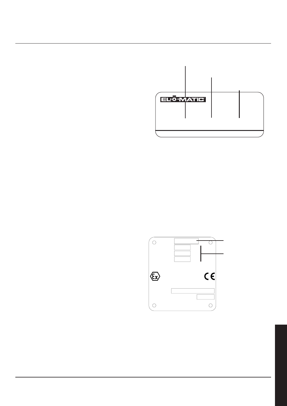 3 gebodsbepalingen, 4 verbodsbepalingen, 2 identificatie | 2identificatie | Emerson ATEX User Manual | Page 19 / 24