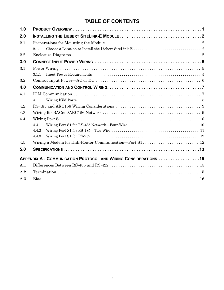 Emerson SiteLink-12E User Manual | Page 3 / 24