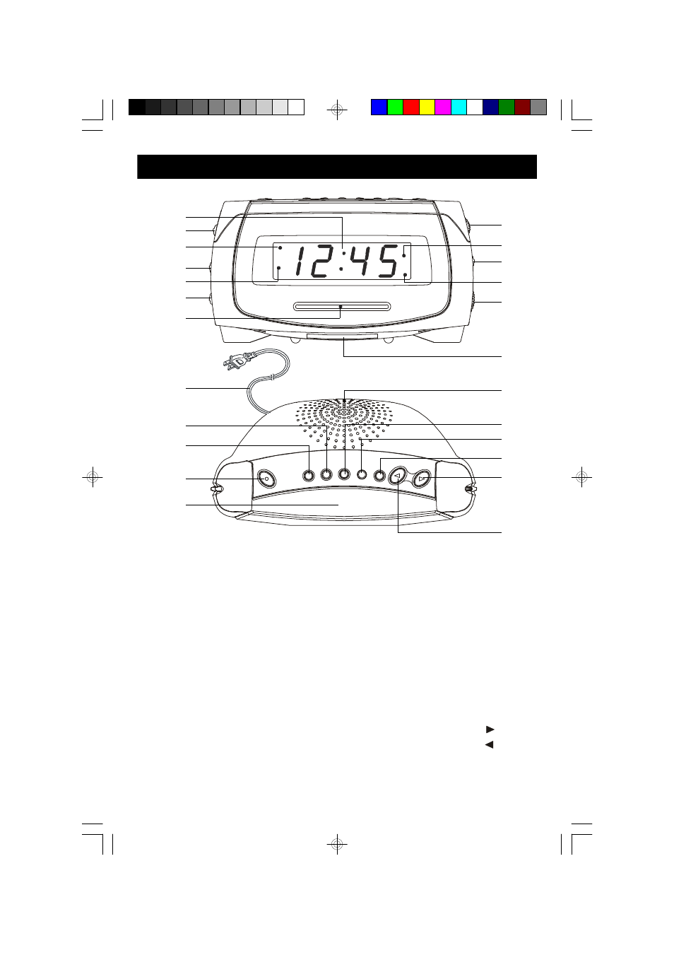 Location of controls and indicators | Emerson Radio CK5052 User Manual | Page 7 / 17
