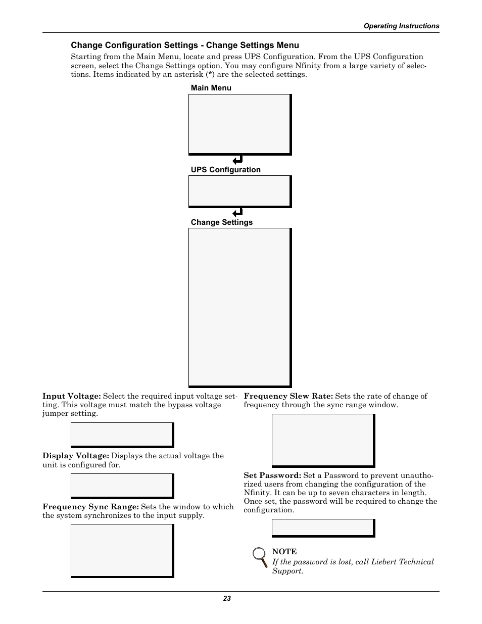 Emerson Nfinity 208 User Manual | Page 27 / 44