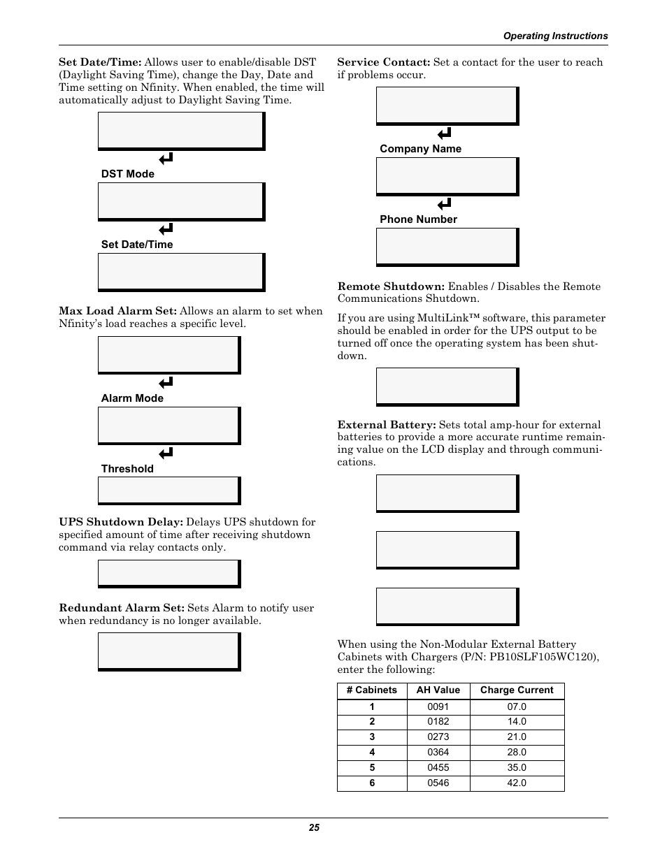 Emerson Nfinity 208 User Manual | Page 29 / 44