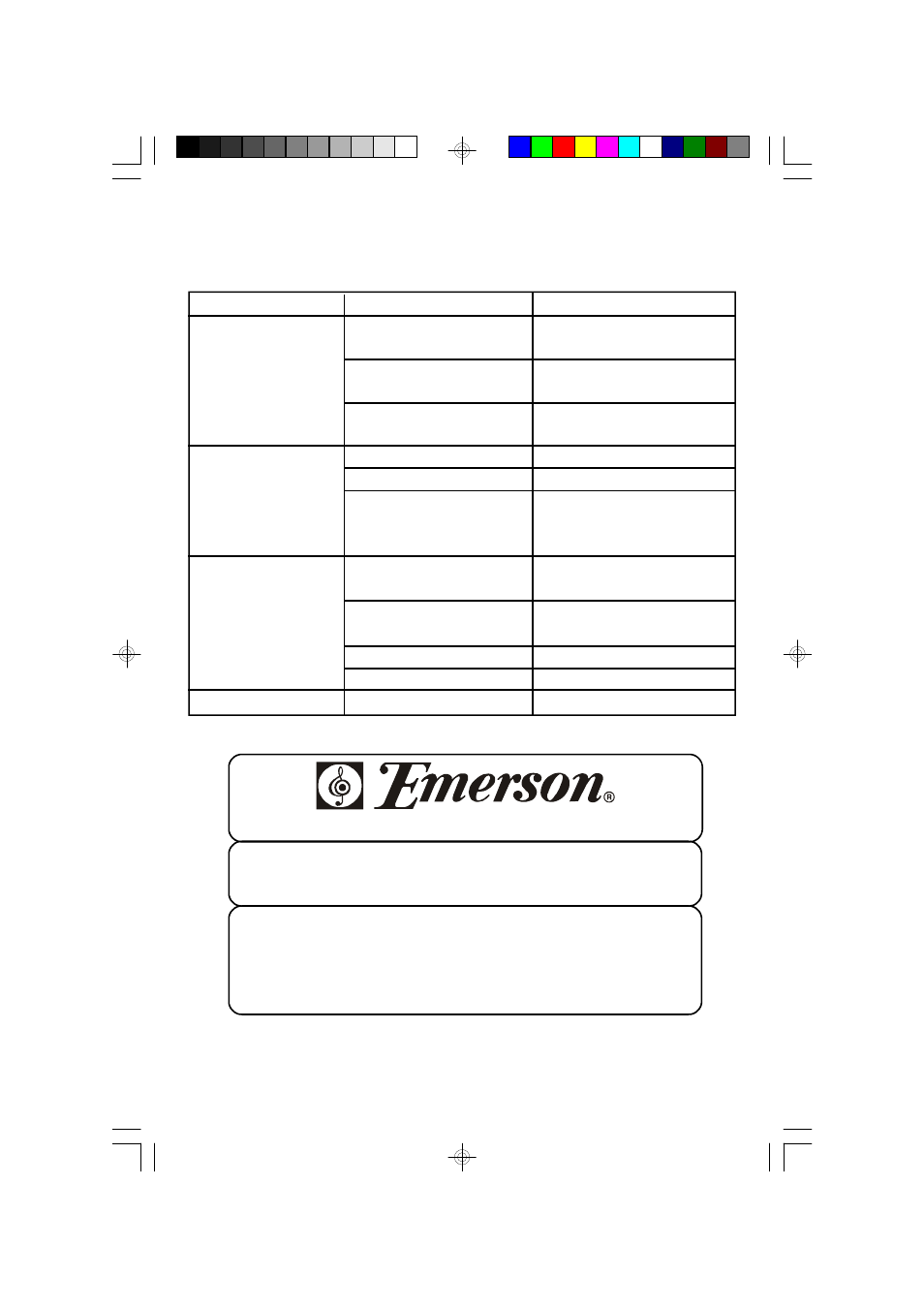 16 troubleshooting guide, Service | Emerson Radio HD7090RD User Manual | Page 17 / 19