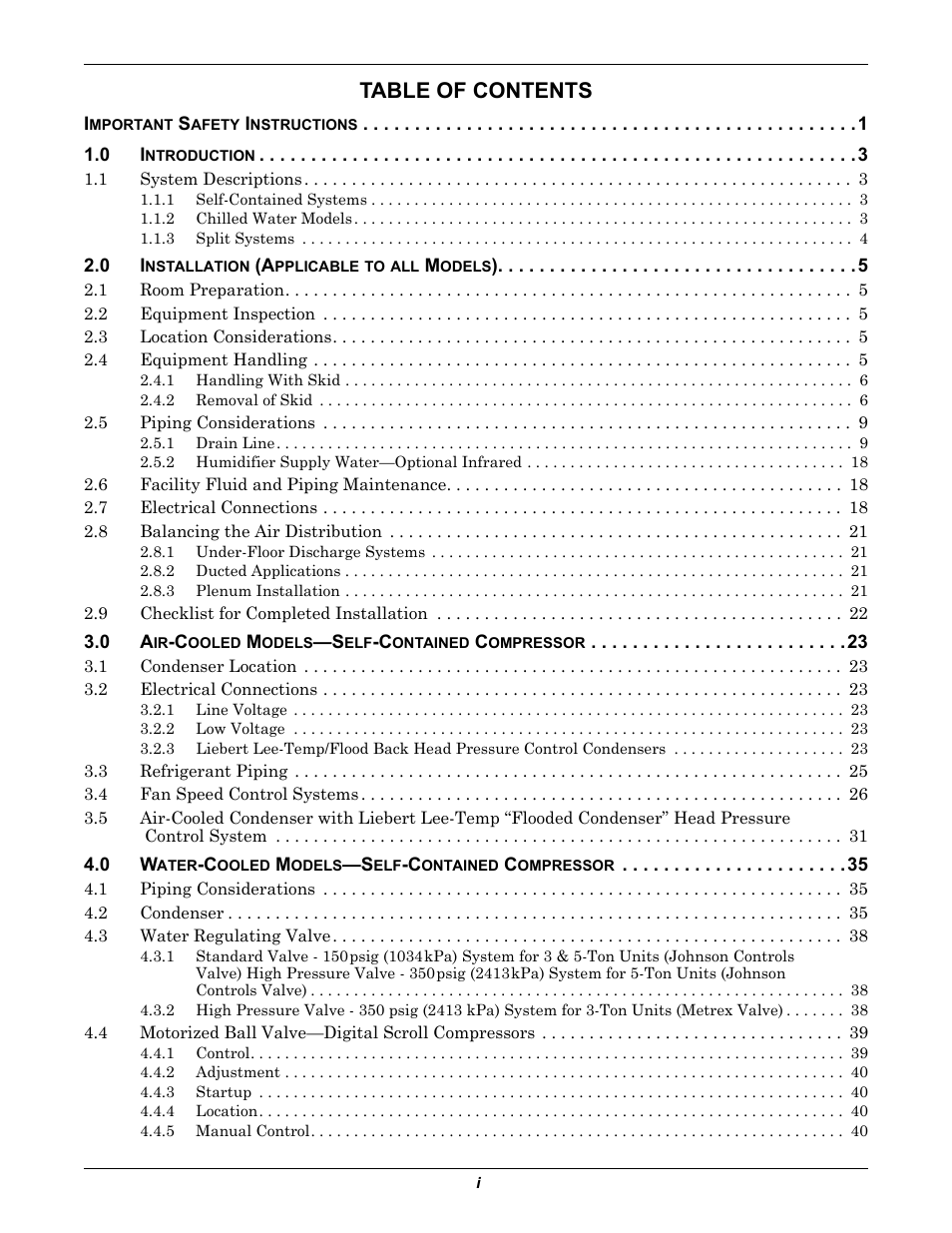 Emerson 3000 User Manual | Page 3 / 88