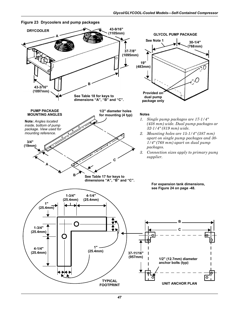 Figure 23 drycoolers and pump packages | Emerson 3000 User Manual | Page 53 / 88