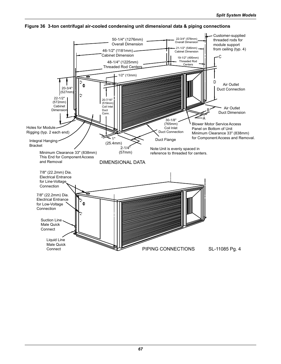 Piping connections dimensional data | Emerson 3000 User Manual | Page 73 / 88