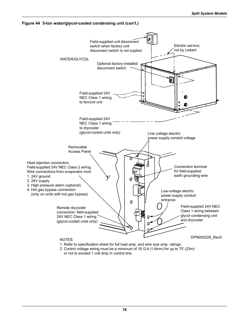 Ton water/glycol-cooled condensing unit (con't.) | Emerson 3000 User Manual | Page 82 / 88