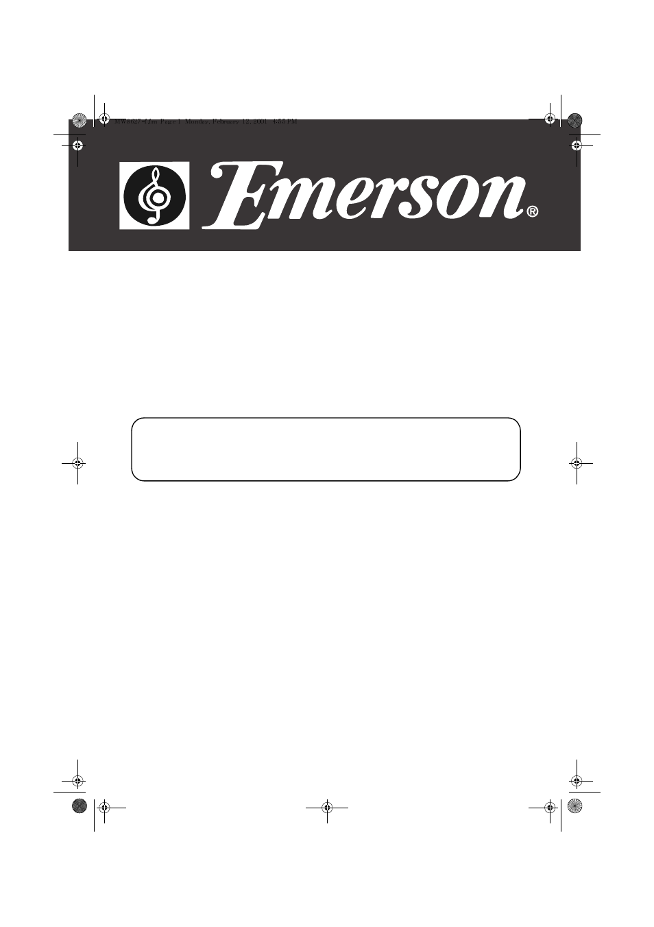 Emerson MW8627W User Manual | 20 pages