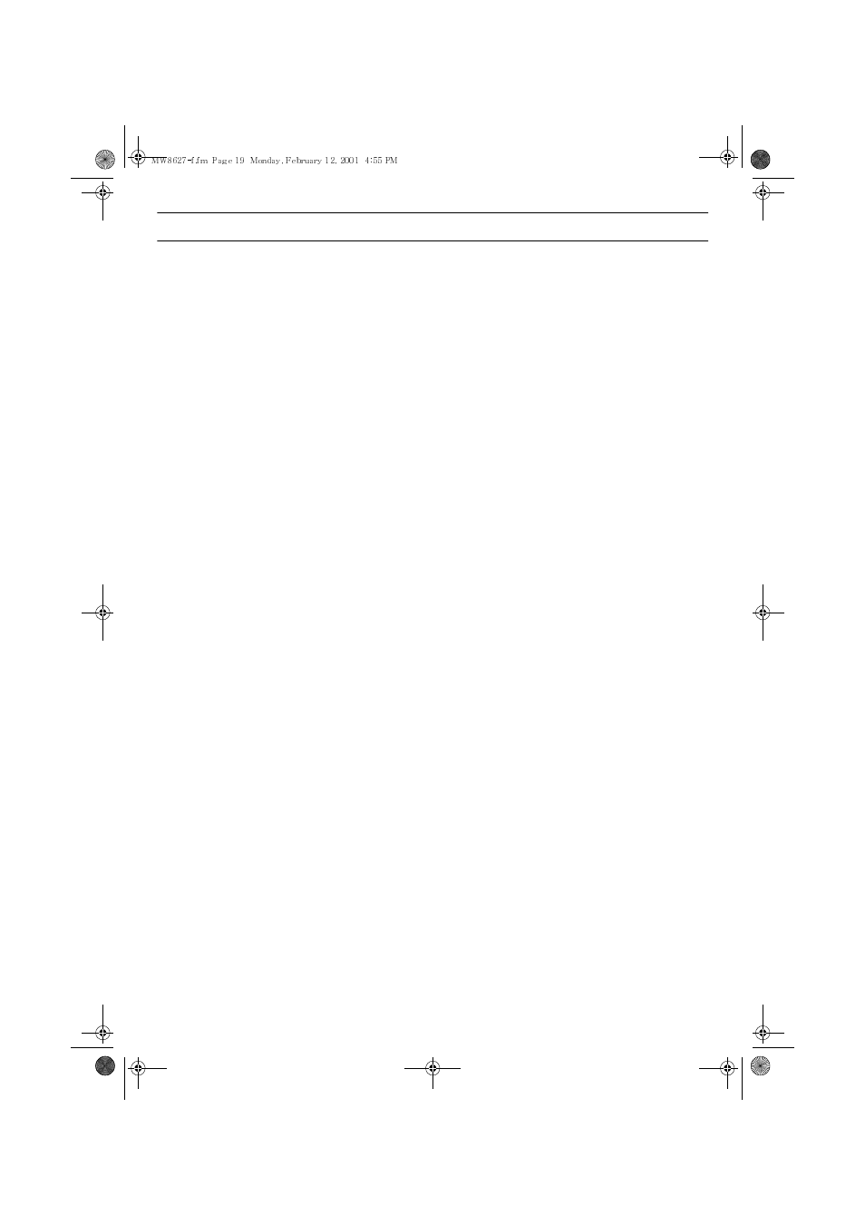 Emerson MW8627W User Manual | Page 19 / 20