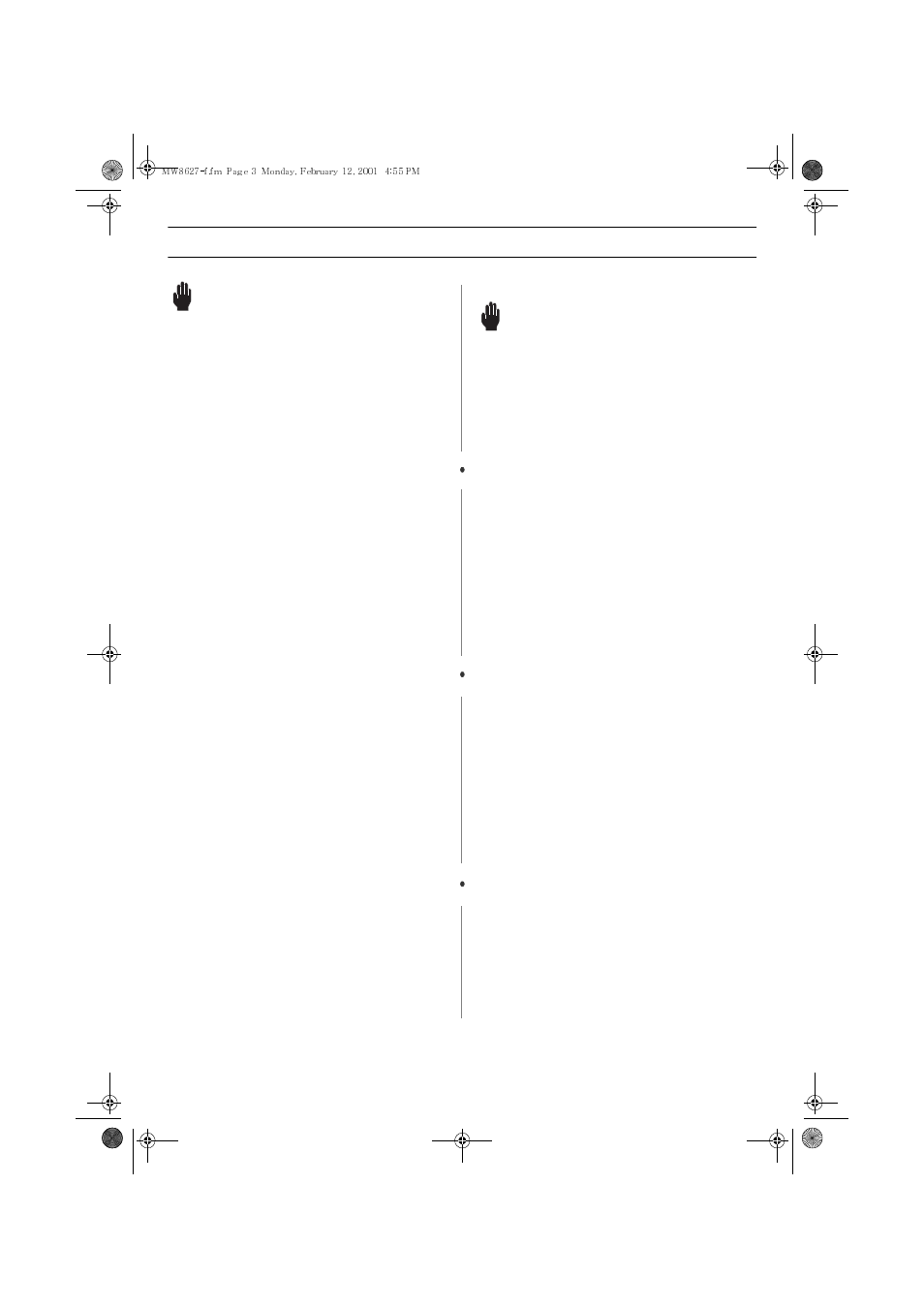 Hese, Nstructions | Emerson MW8627W User Manual | Page 3 / 20