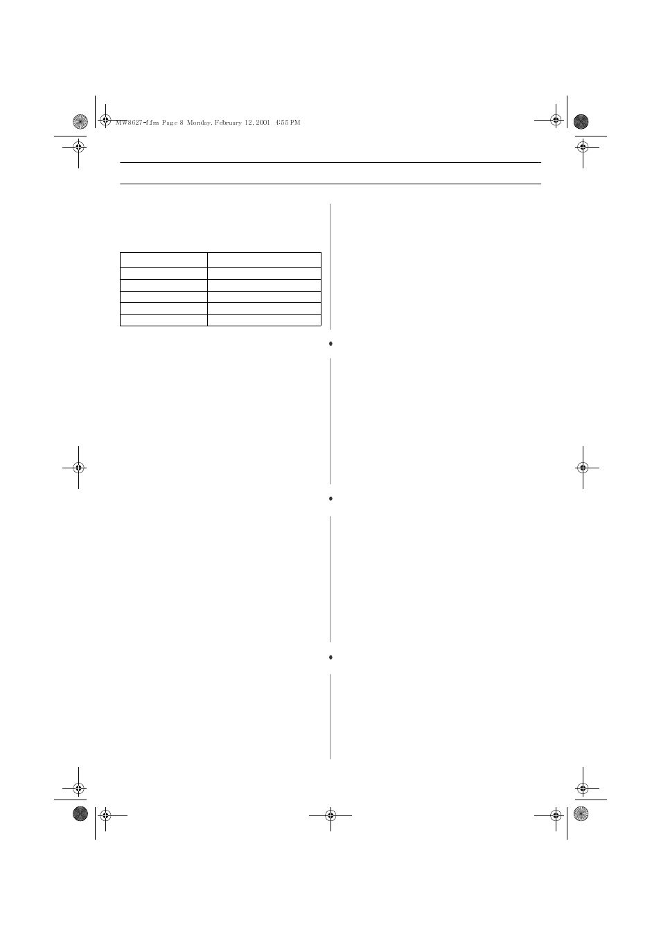 Operation guide, Variable power cooking chart, Cleaning & care | Emerson MW8627W User Manual | Page 8 / 20