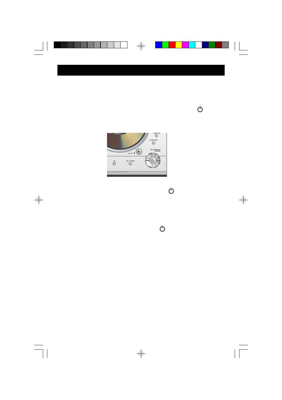 Operating instructions, Turning the system ‘on | Emerson Radio MS3103 User Manual | Page 13 / 38