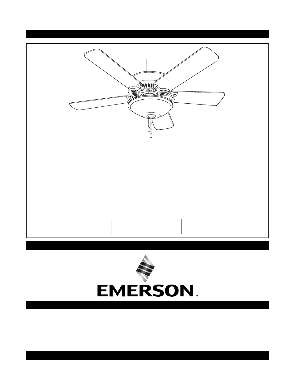 Emerson CF712WB01 User Manual | 12 pages