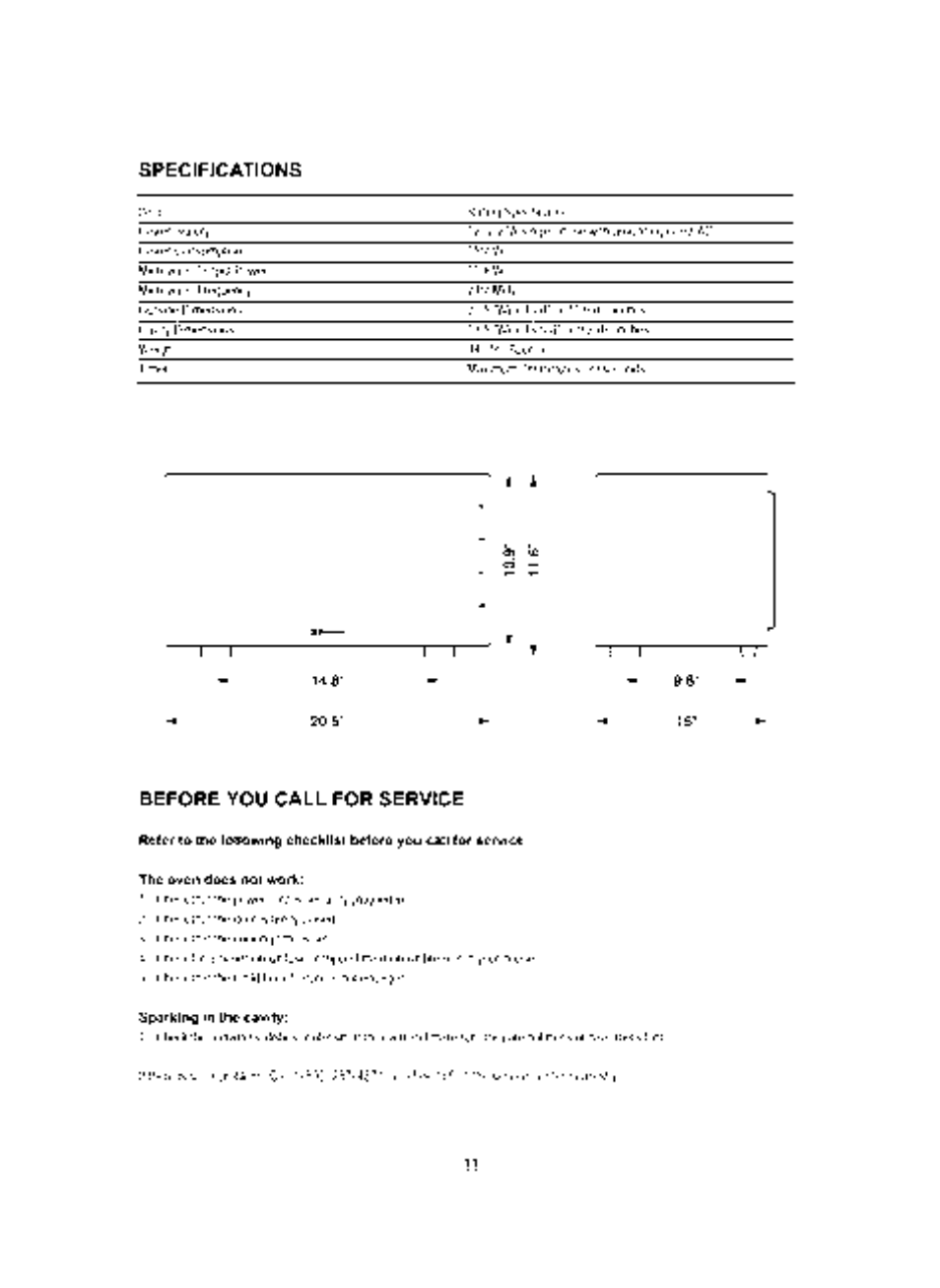 Emerson MW8108BSC User Manual | Page 34 / 39