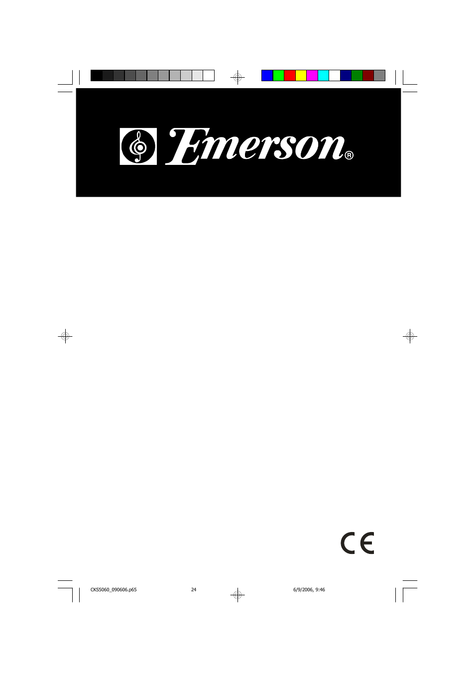 Emerson Radio CKS5060S User Manual | 24 pages