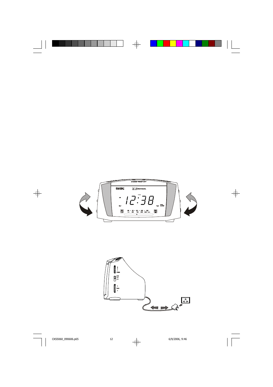 Listening to the radio | Emerson Radio CKS5060S User Manual | Page 13 / 24