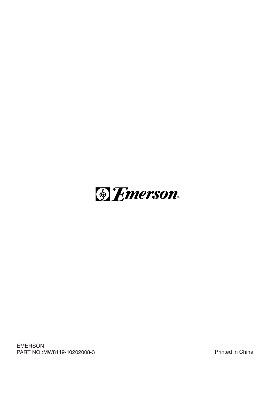 Emerson Radio MW8119SBM User Manual | Page 32 / 32