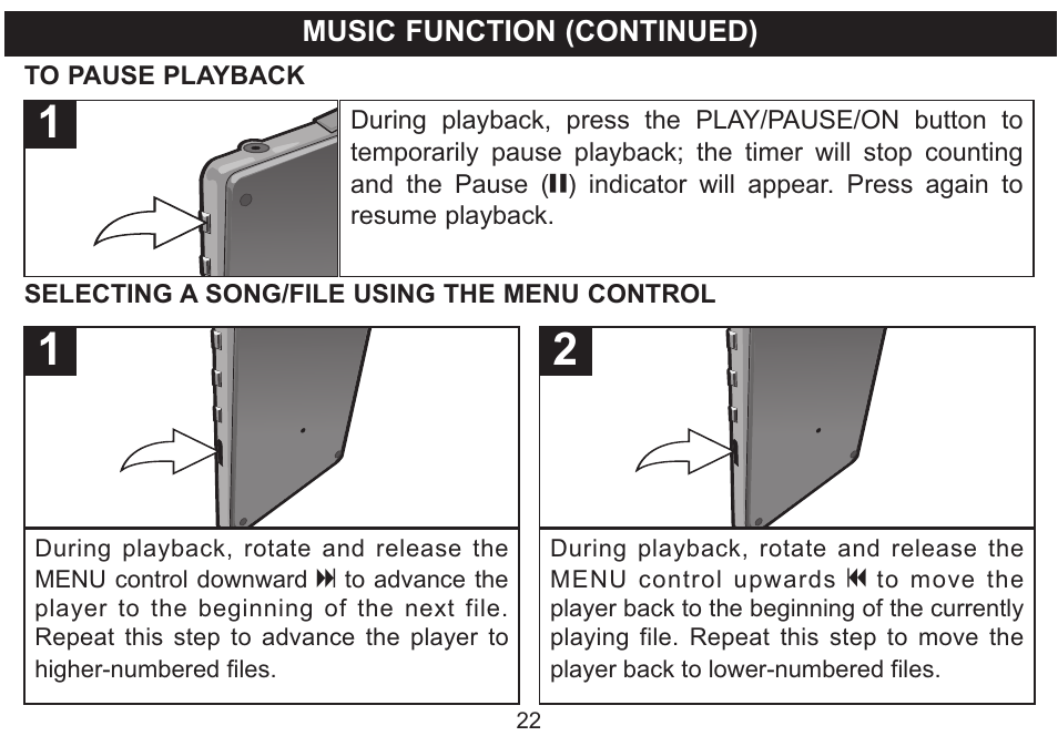 Emerson Radio MP530 User Manual | Page 23 / 36