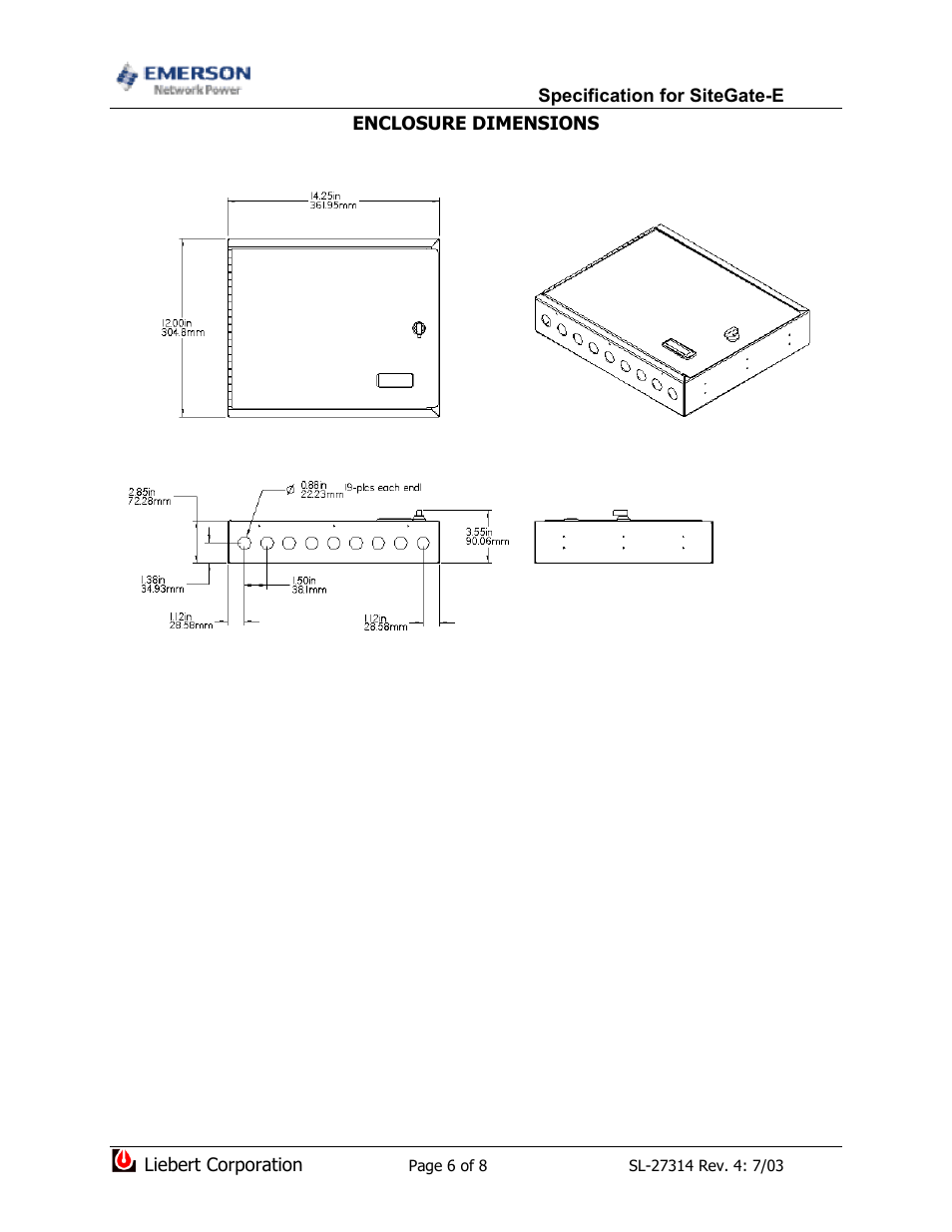 Emerson SiteGate-E ARC156 User Manual | Page 6 / 8