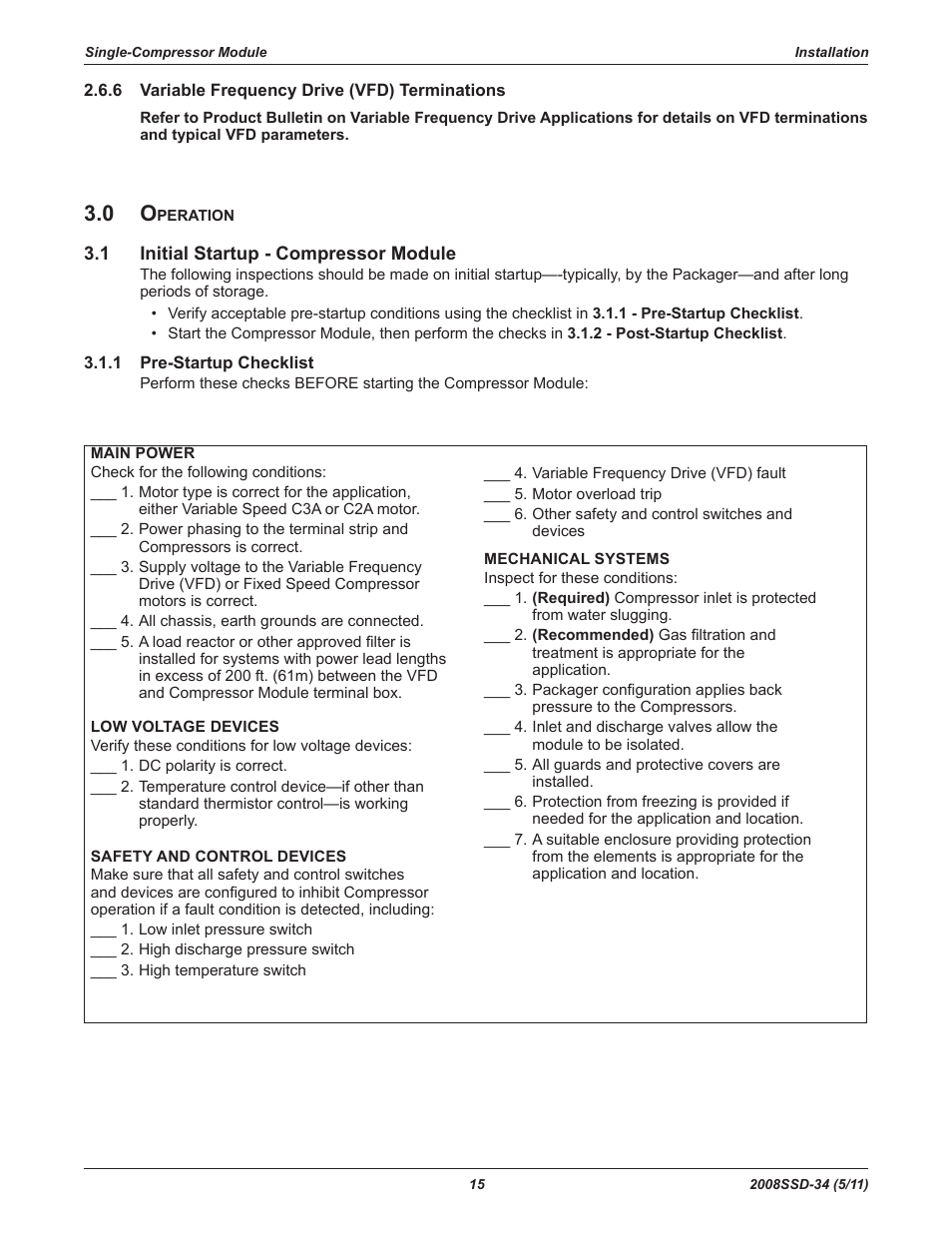 Emerson COPELAND SCROLL SZO22 User Manual | Page 21 / 34