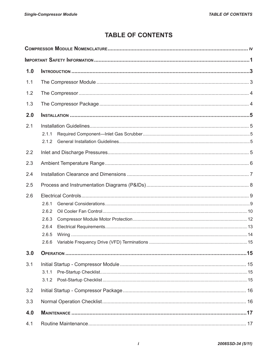 Emerson COPELAND SCROLL SZO22 User Manual | Page 3 / 34