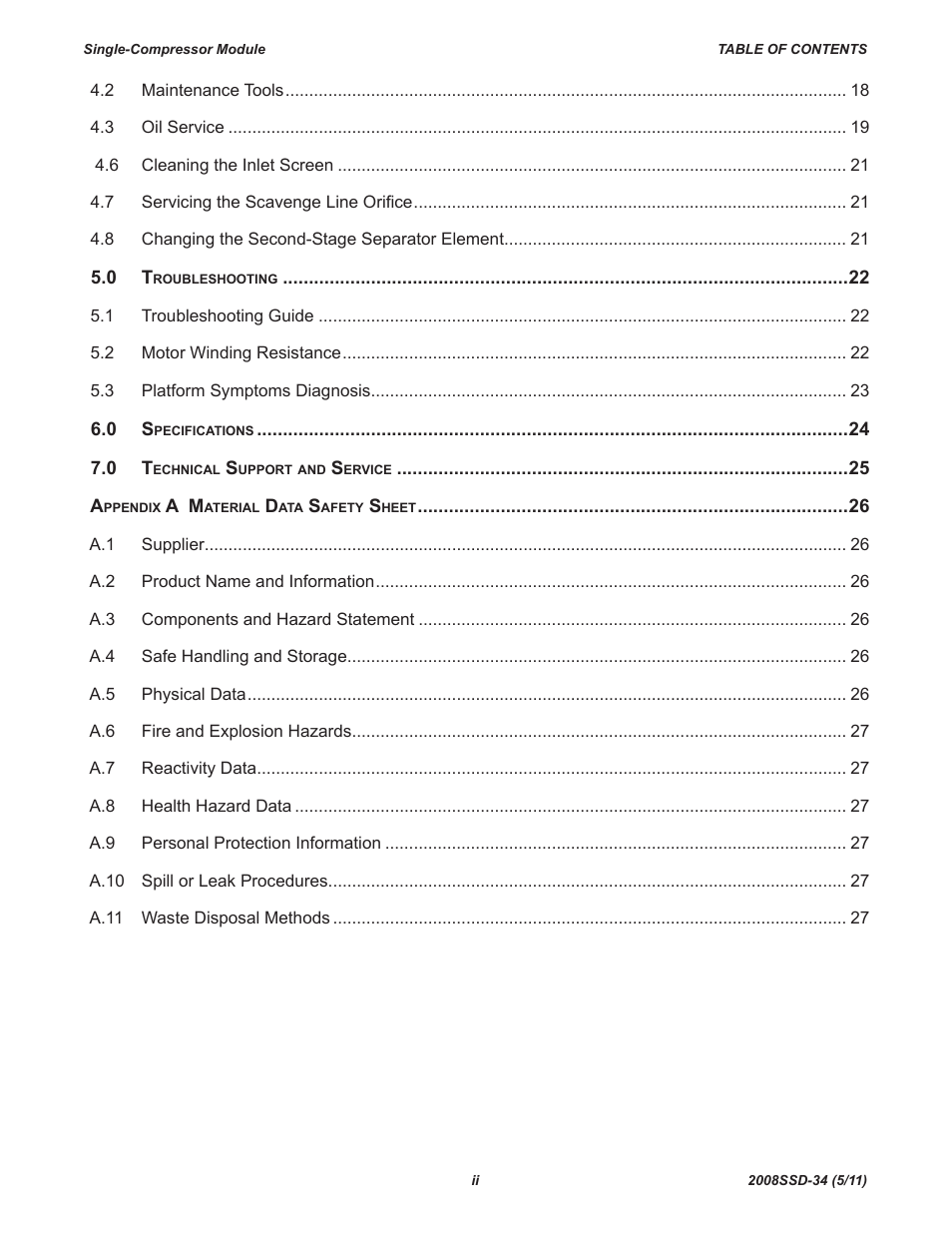 Emerson COPELAND SCROLL SZO22 User Manual | Page 4 / 34