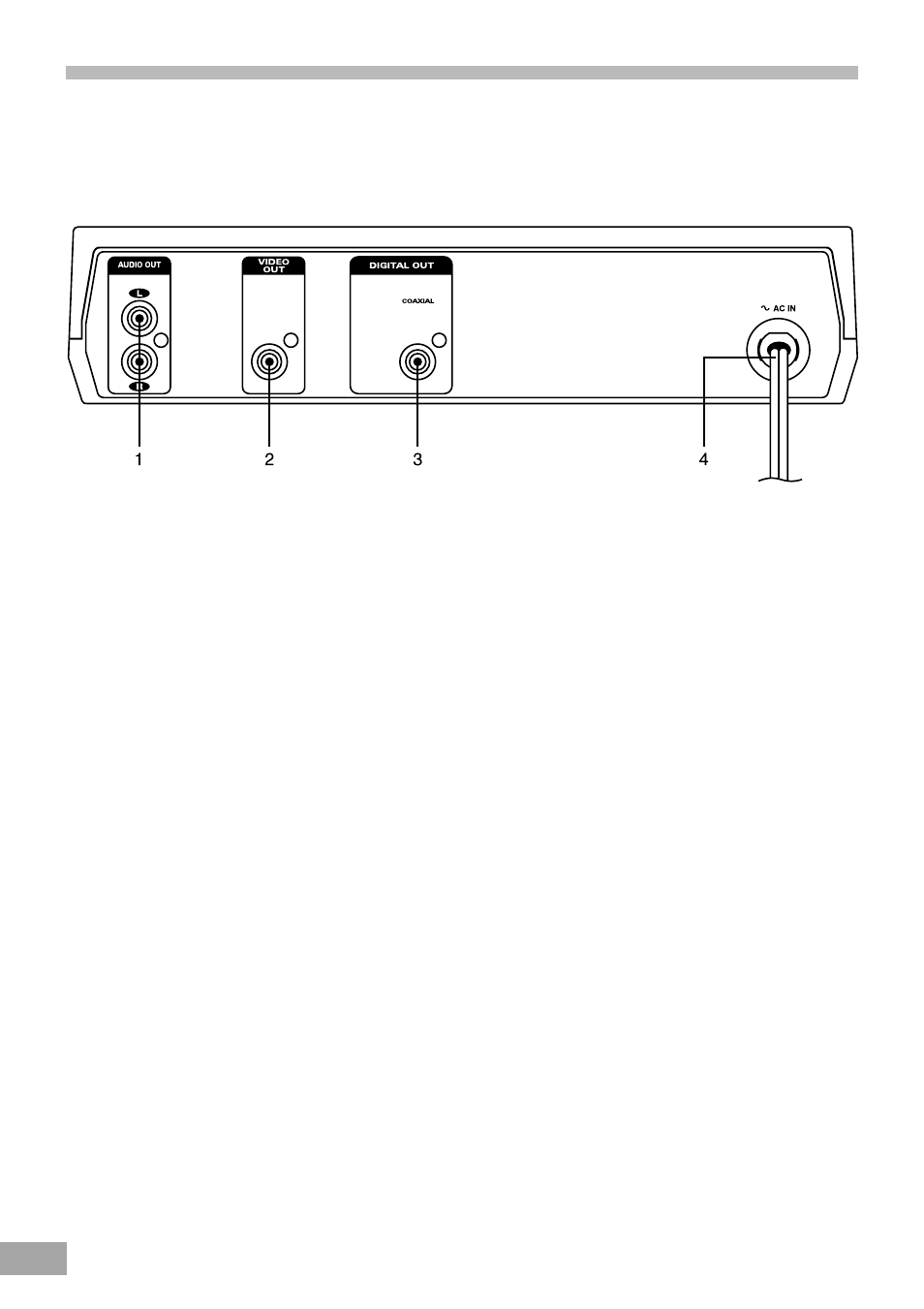 Location of jack and terminals | Emerson SB325 User Manual | Page 8 / 36