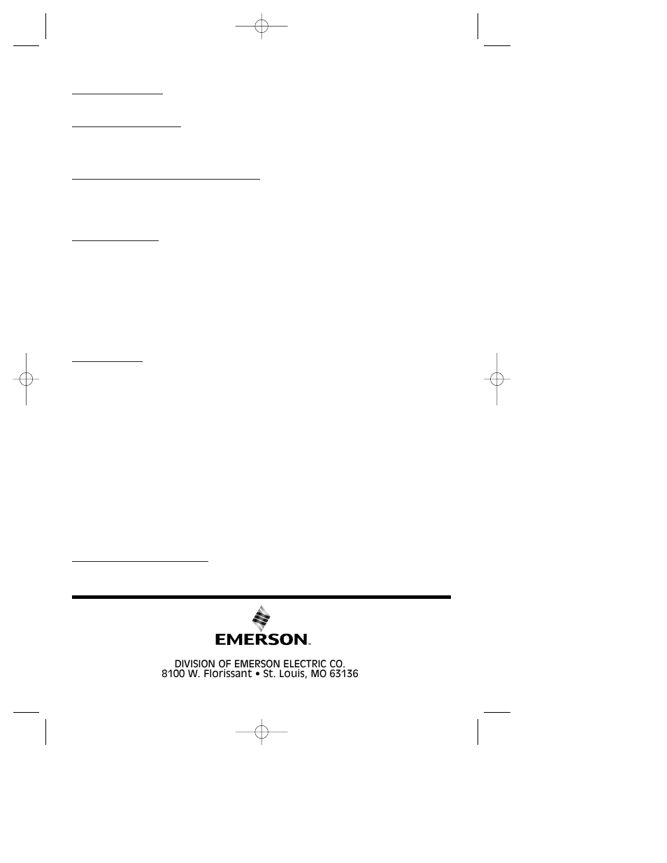 Emerson KF100AP01 User Manual | Page 16 / 16