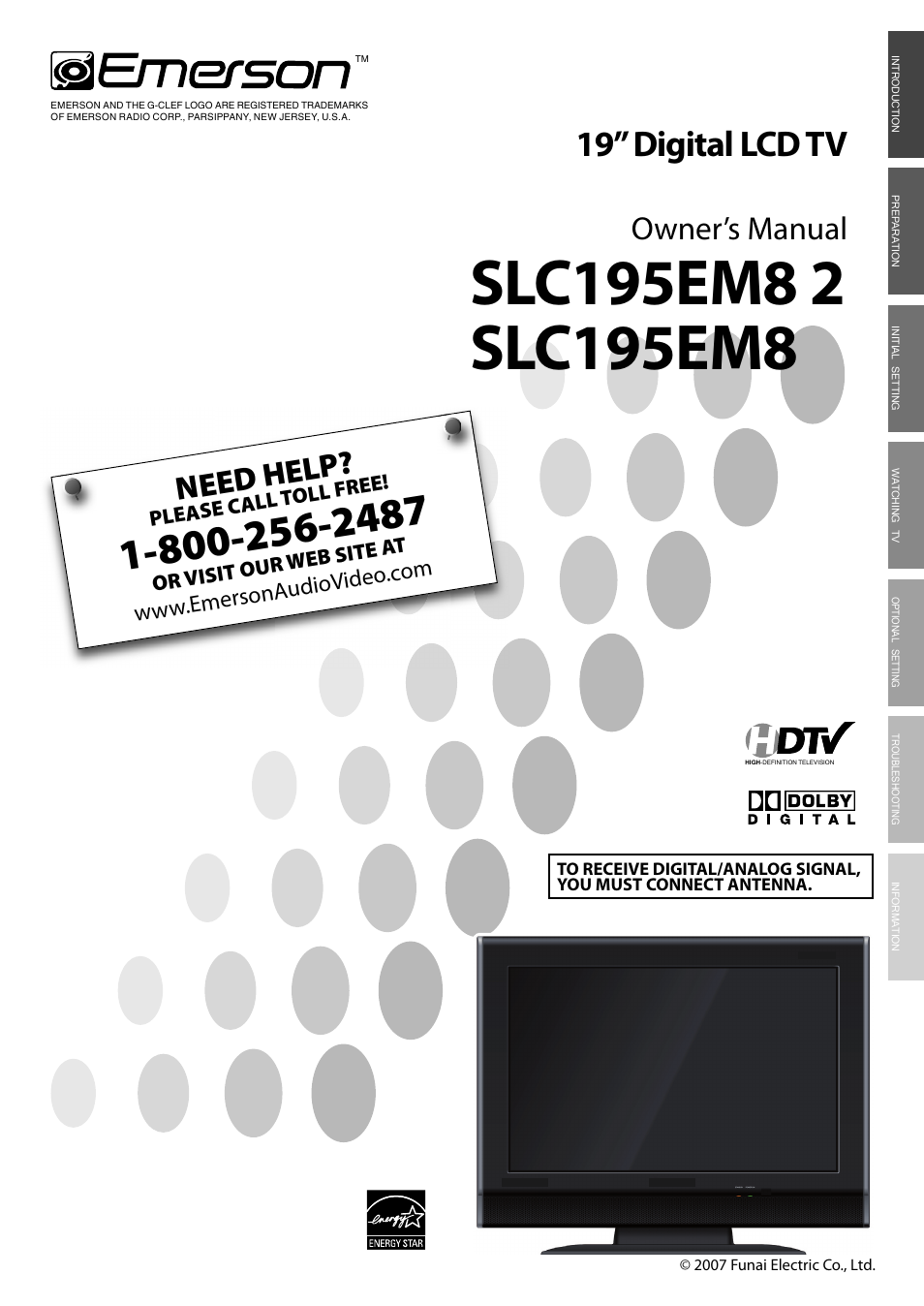 Emerson SLC195EM8 User Manual | 60 pages