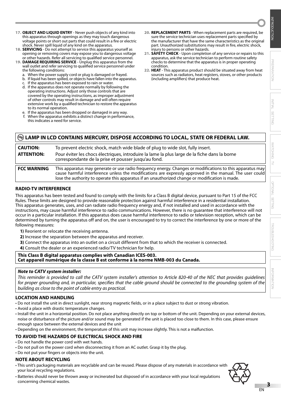 Emerson SLC195EM8 User Manual | Page 3 / 60