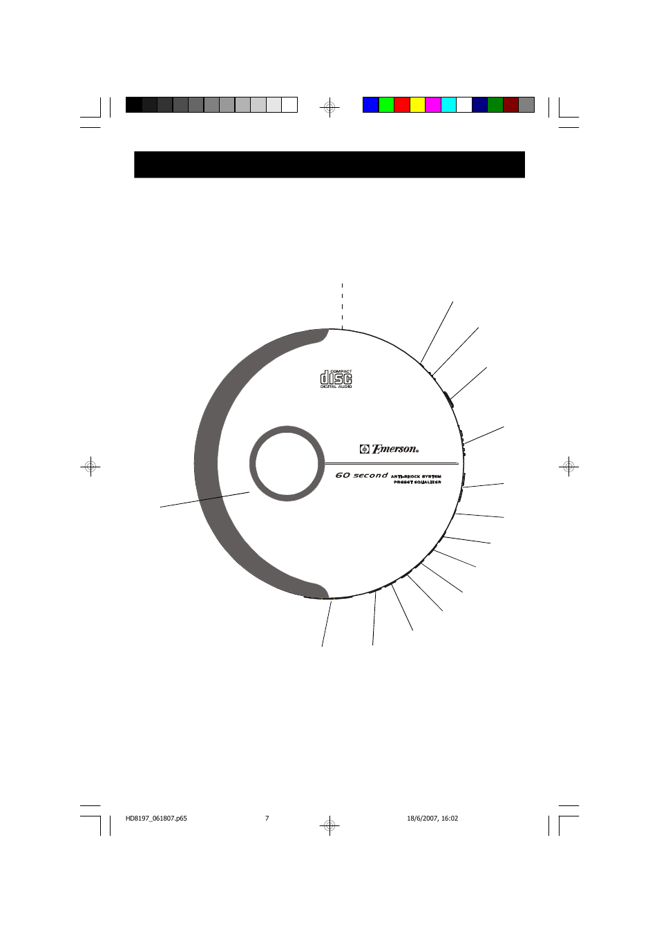 Location of controls and indicators | Emerson Radio HD8197 User Manual | Page 8 / 20