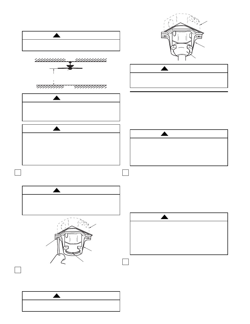 How to wire your ceiling fan, How to hang your ceiling fan | Emerson CF670WB00 User Manual | Page 6 / 8