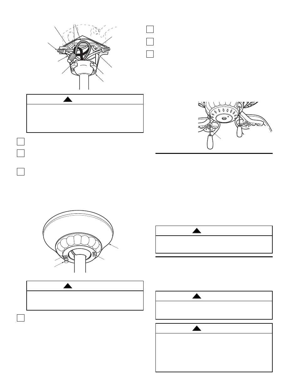 Maintenance, Using your ceiling fan, Accessories | Warning | Emerson CF670WB00 User Manual | Page 7 / 8