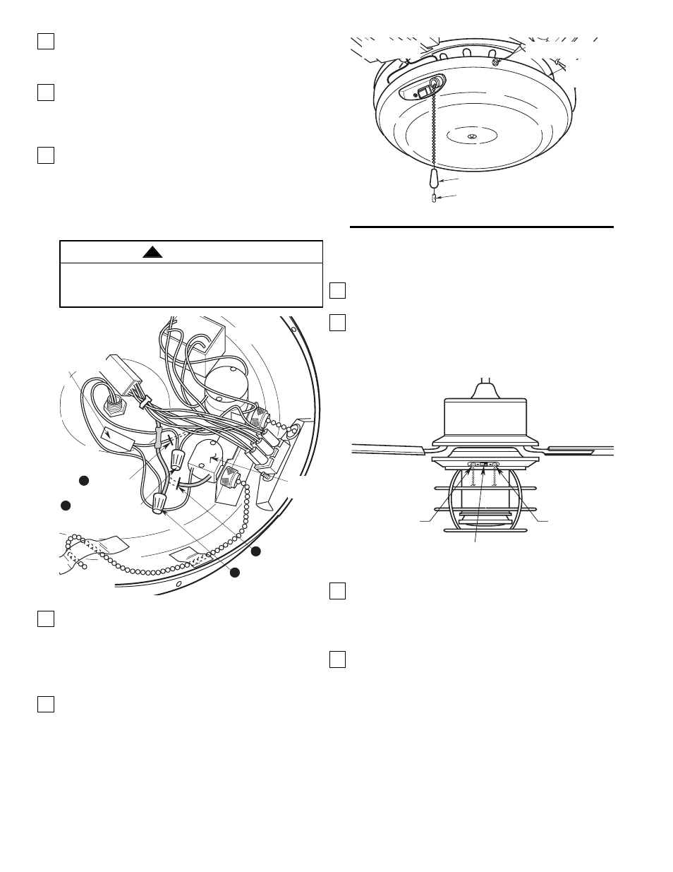 Using your ceiling fan, Warning | Emerson CF960CK 00 User Manual | Page 9 / 12