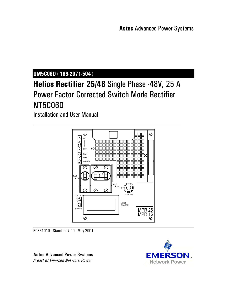 Emerson NT5C06D User Manual | 56 pages
