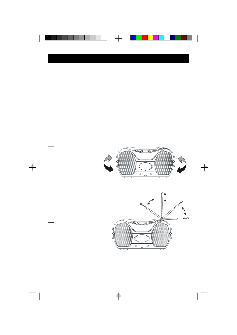 Operating instructions, Listening to the radio | Emerson Radio PD1710 User Manual | Page 10 / 19