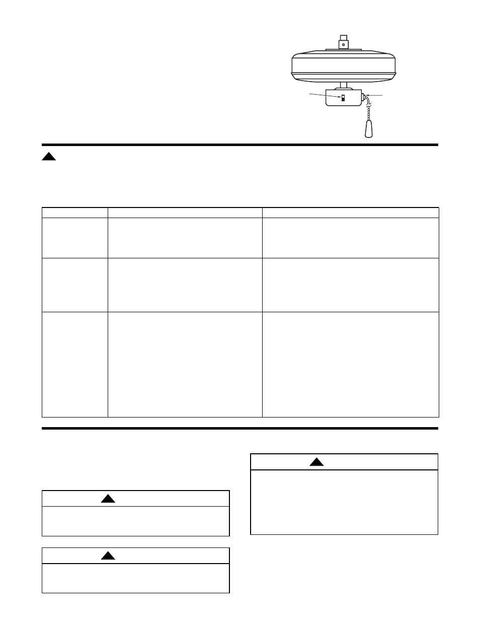 Trouble shooting, Accessories, Warning | Emerson CF652BQ00 User Manual | Page 7 / 8