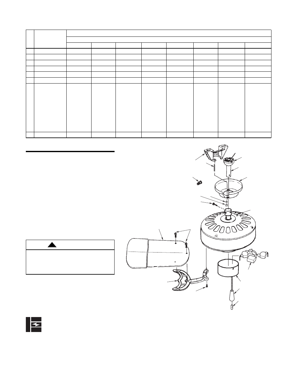 Emerson, Air comfort products, Repair parts listing | Maintenance, Warning, How to order repair parts | Emerson CF652BQ00 User Manual | Page 8 / 8