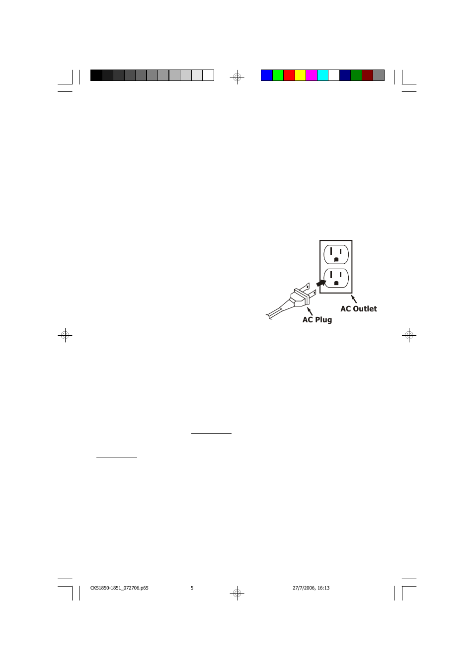 Power source, Sure alarm battery back-up system | Emerson Radio CKS1851 User Manual | Page 6 / 22