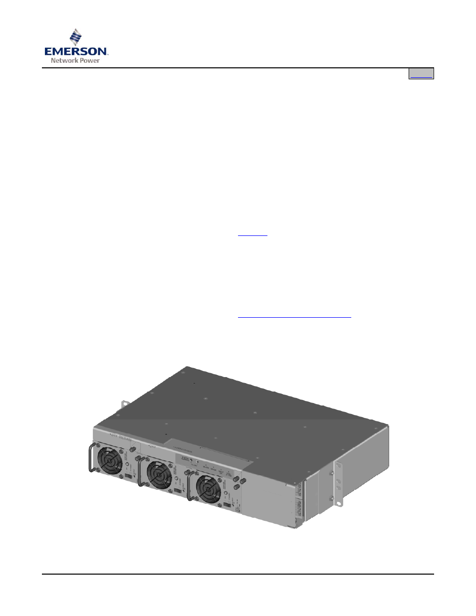 Emerson DC-DC Converter Module Mounting Shelf DCS4830 User Manual | 17 pages