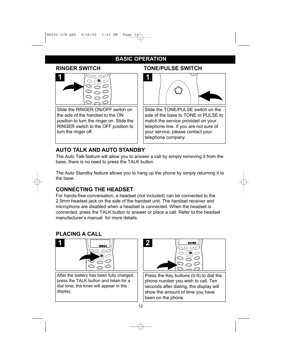 Emerson HK250 User Manual | Page 12 / 28