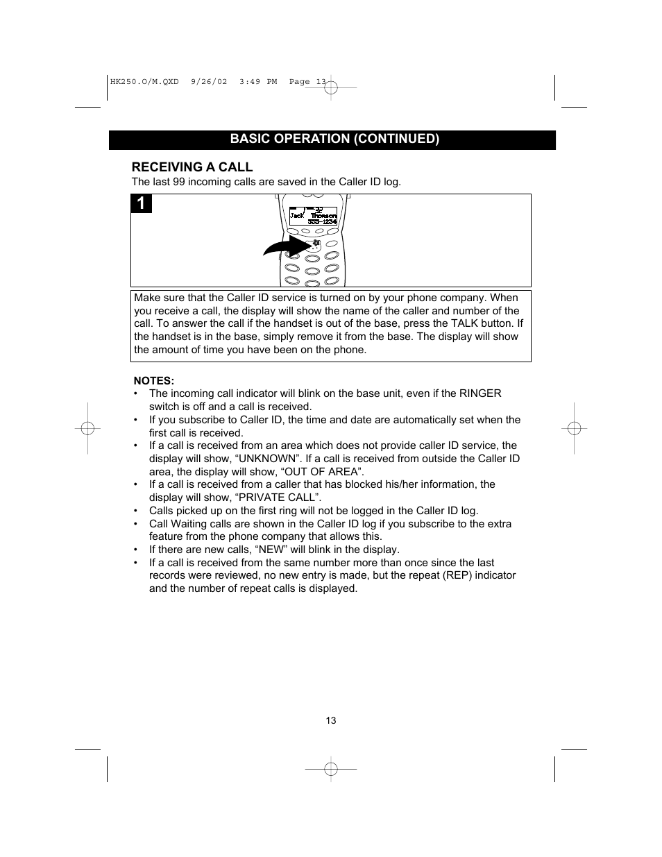Emerson HK250 User Manual | Page 13 / 28