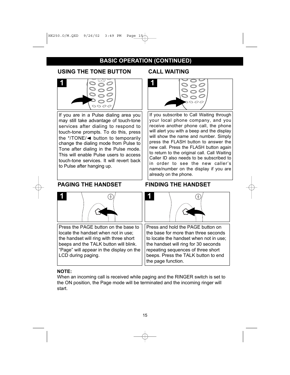 Emerson HK250 User Manual | Page 15 / 28