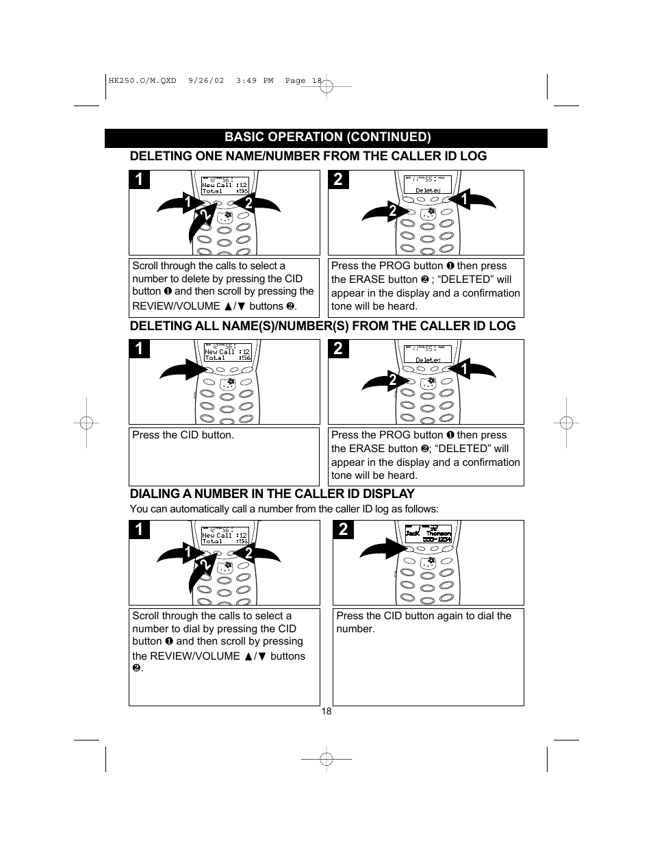 Emerson HK250 User Manual | Page 18 / 28