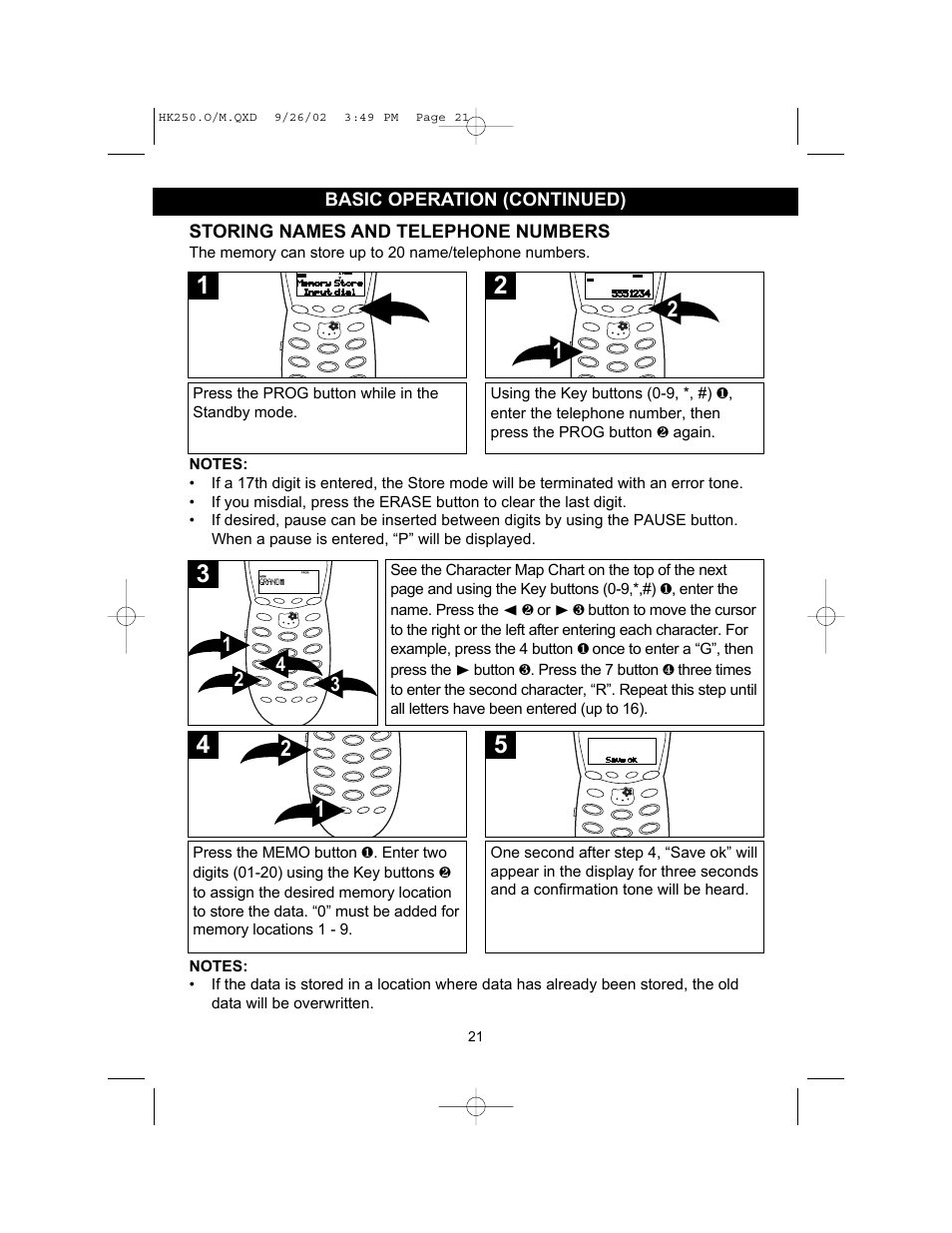 Emerson HK250 User Manual | Page 21 / 28
