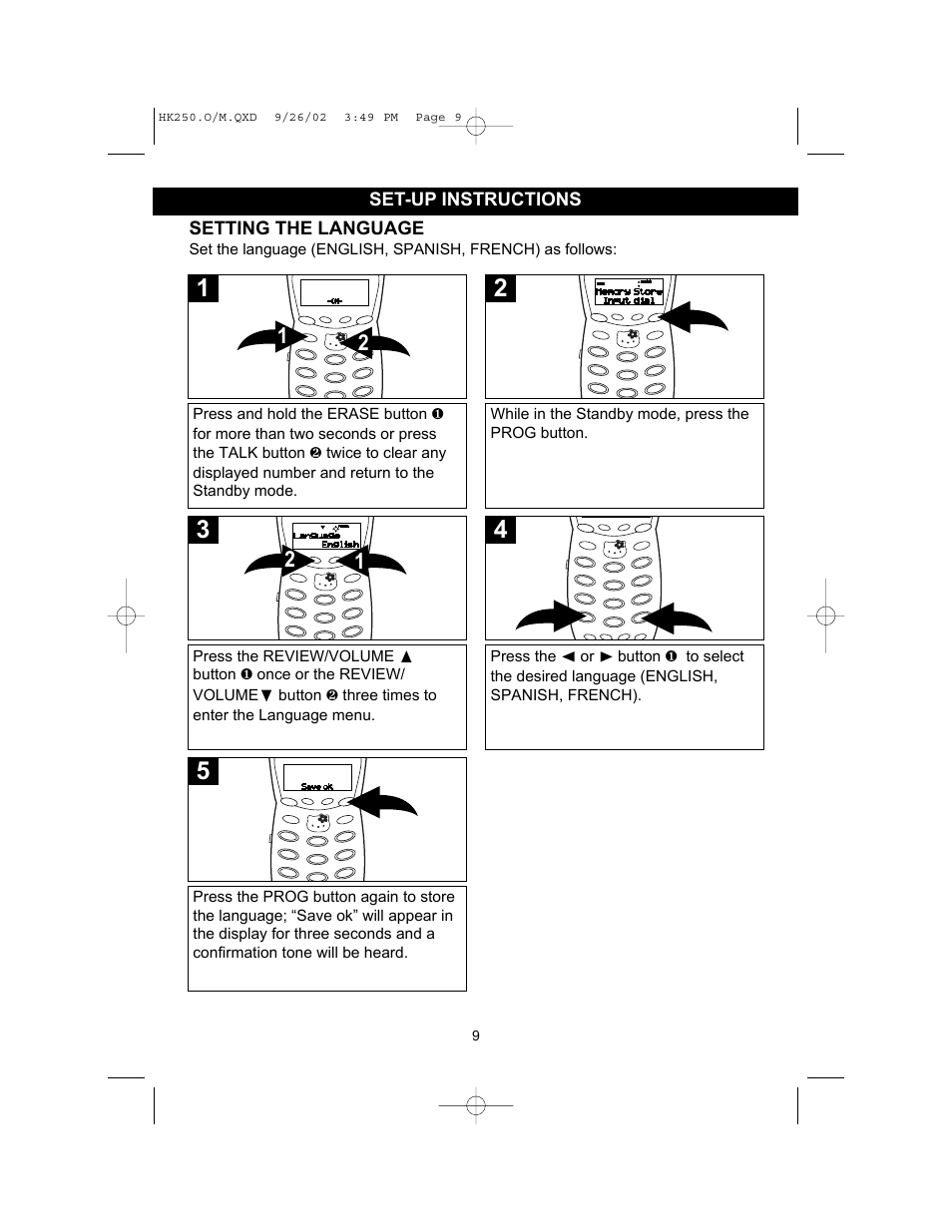 Emerson HK250 User Manual | Page 9 / 28