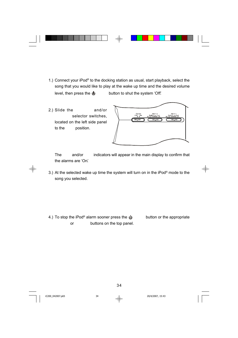 Wake to your ipod | Emerson iC200 User Manual | Page 35 / 48