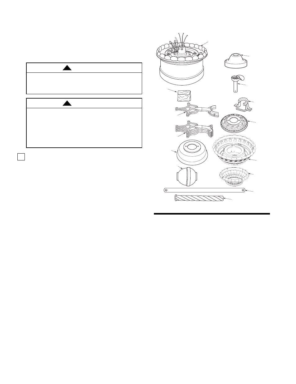 Unpacking instructions, General information, Warning | Emerson CORNERSTONE CF1AB01 User Manual | Page 3 / 12