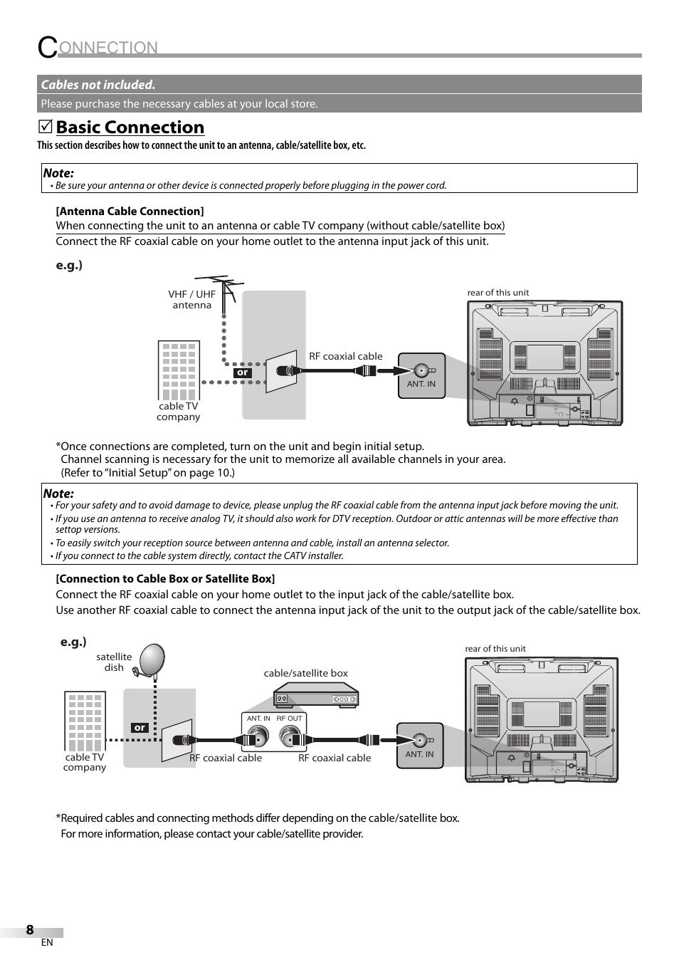 Onnection, Basic connection | Emerson CR202EM8 User Manual | Page 8 / 52