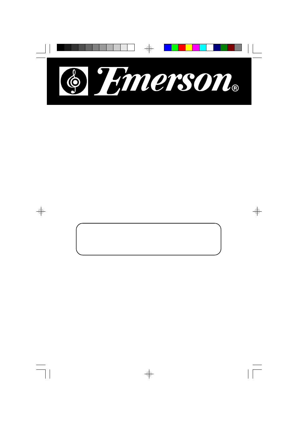 Emerson Radio MS7625BL User Manual | 20 pages